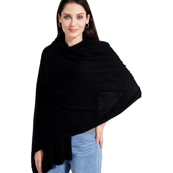 VIKIDEER 100% Cashmere Scarf Knitted Wrap Shawl Extra Large Long